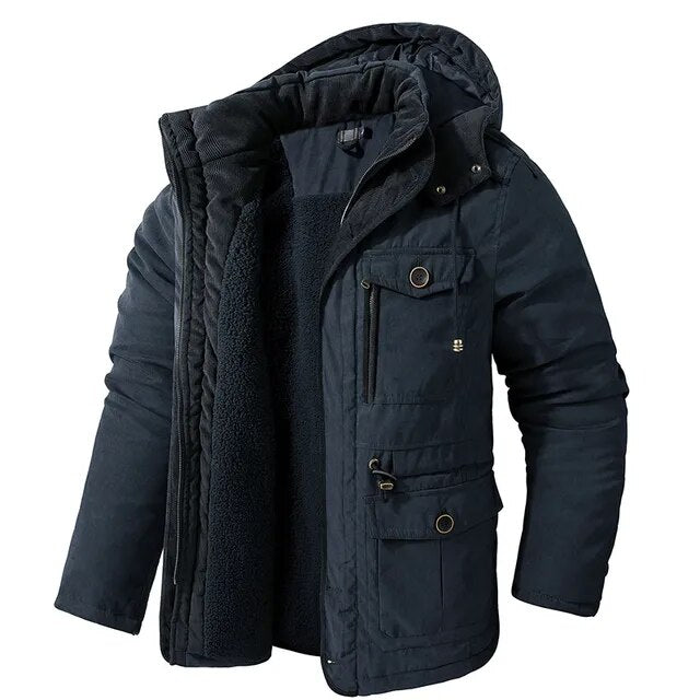 Sven - Veste en polaire avec capuche et plusieurs poches