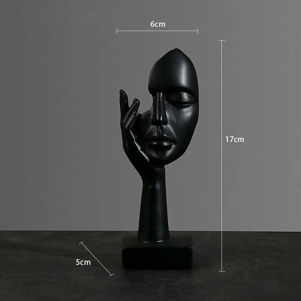NordicMuse - Sculpture de visage abstrait