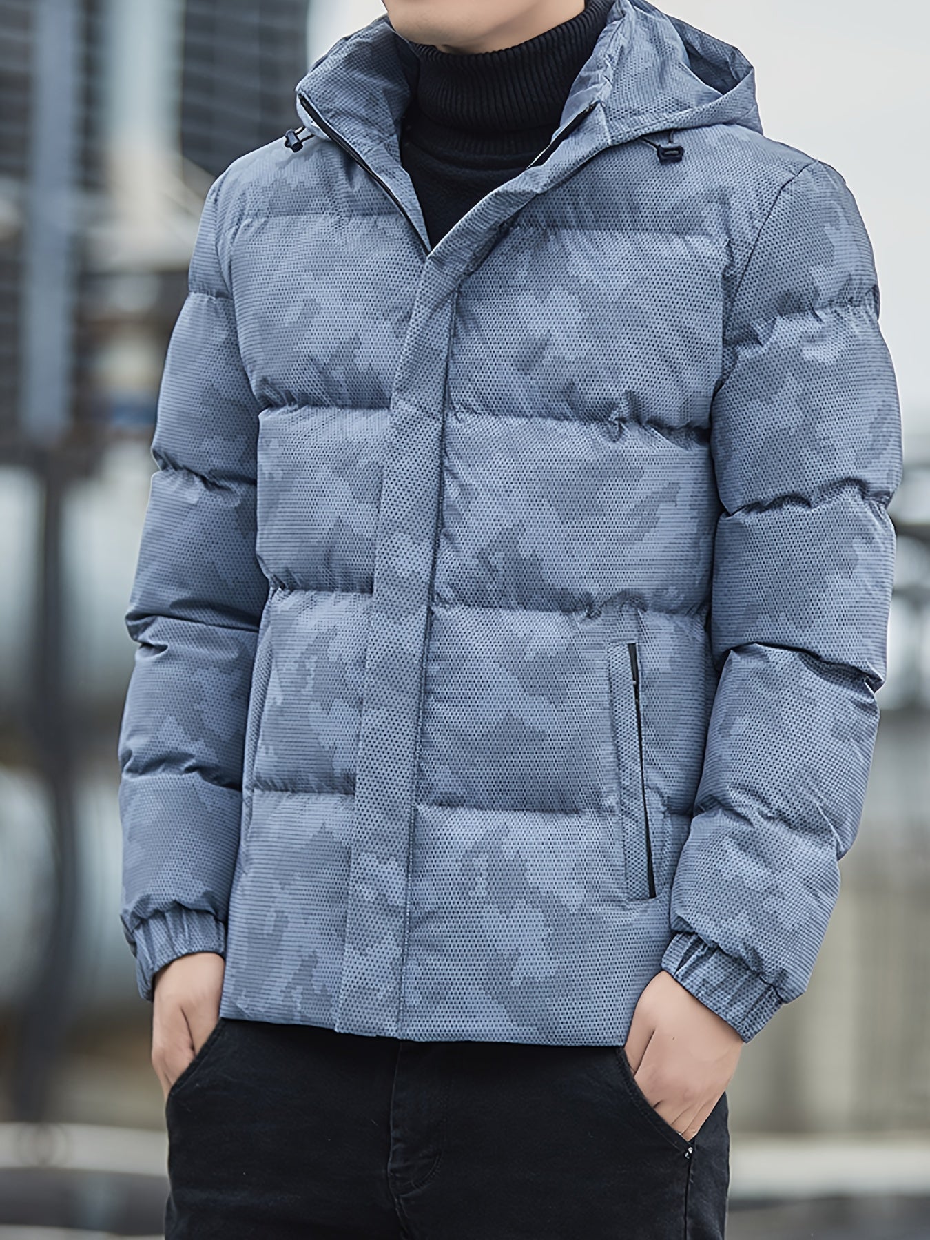 Nick | Veste matelassée à capuche avec poches