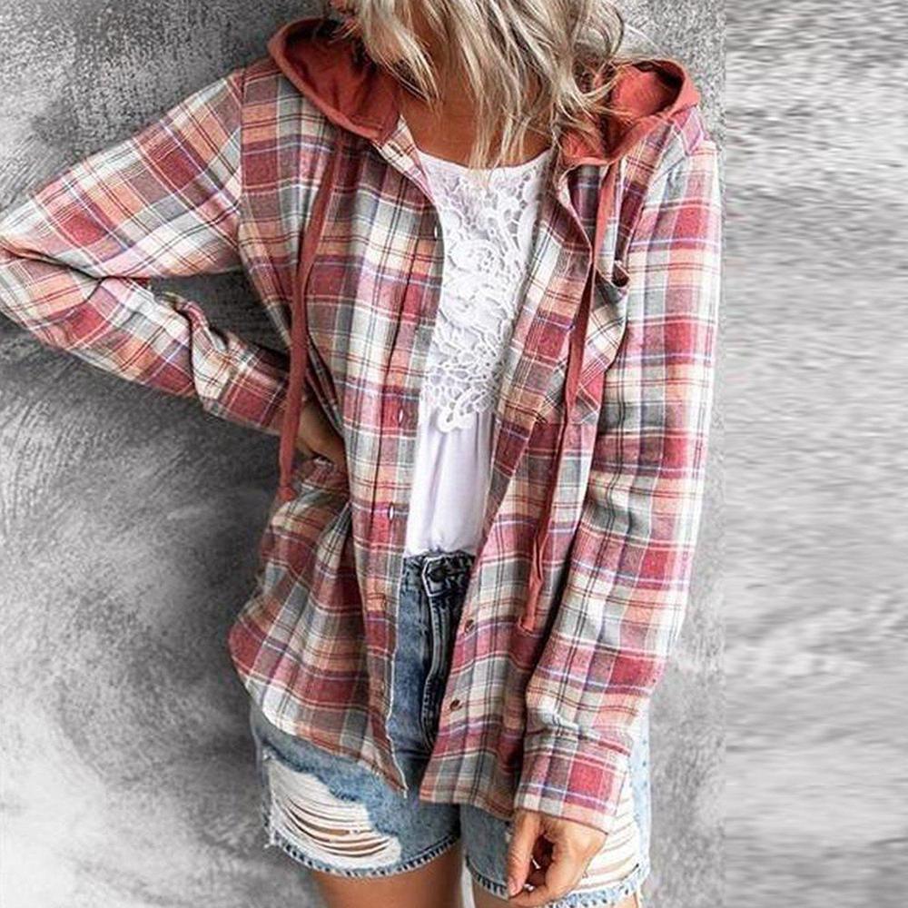 Tendance d'automne® - Pull à capuche inspiré de Layla avec boutons