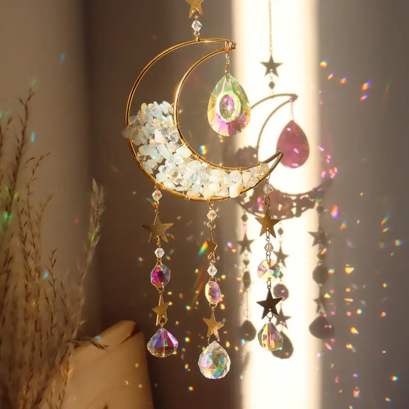 MoonGlow - Attrape-rêves Prism Moon pour une ambiance mystérieuse