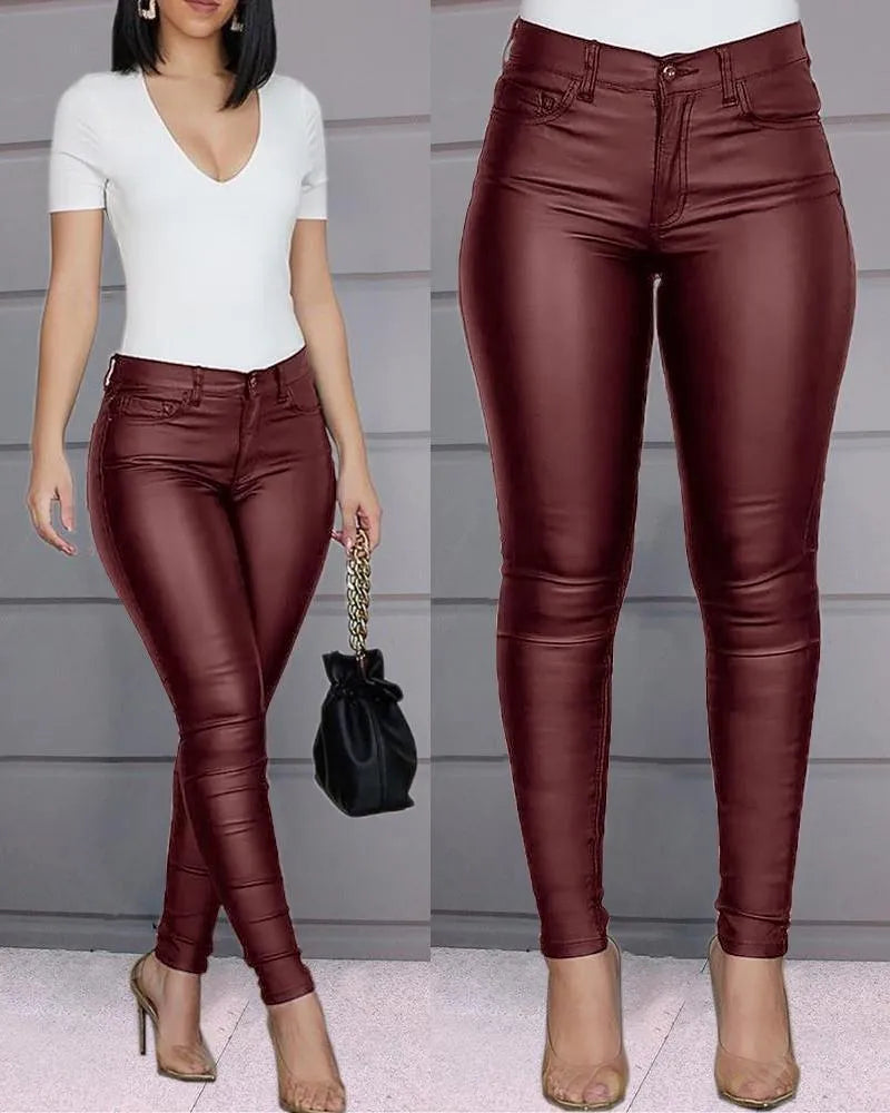Pantalons pour femmes Sofie confortables en pleine longueur avec taille élastique