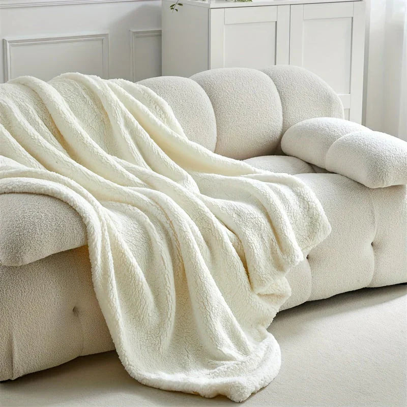 NordiskHygge Couverture en Peluche Réversible – Confort et Style Ultimes