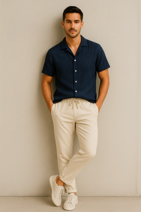 Troy – Jupe d'été et ensemble pantalon en lin pour hommes - Chic d'été