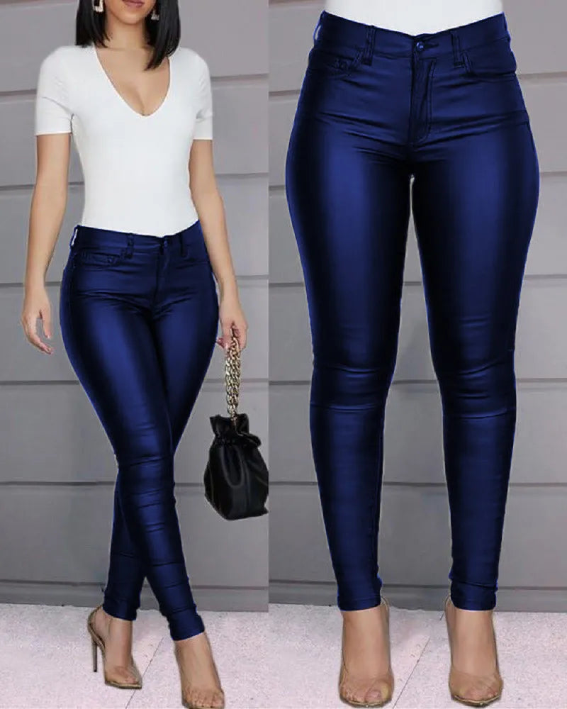 Pantalons pour femmes Sofie confortables en pleine longueur avec taille élastique