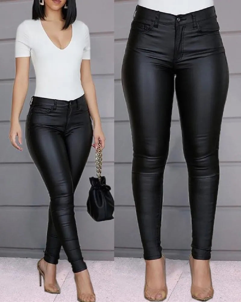 Pantalons pour femmes Sofie confortables en pleine longueur avec taille élastique