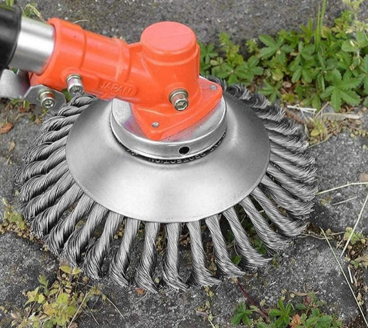 Débroussailleuse rotative en fil métallique