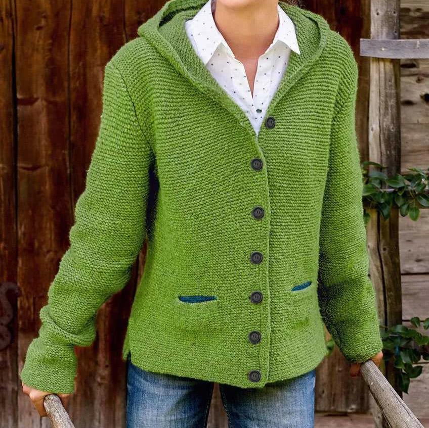 Veste à boutons en tricot Hættestrikket Emily