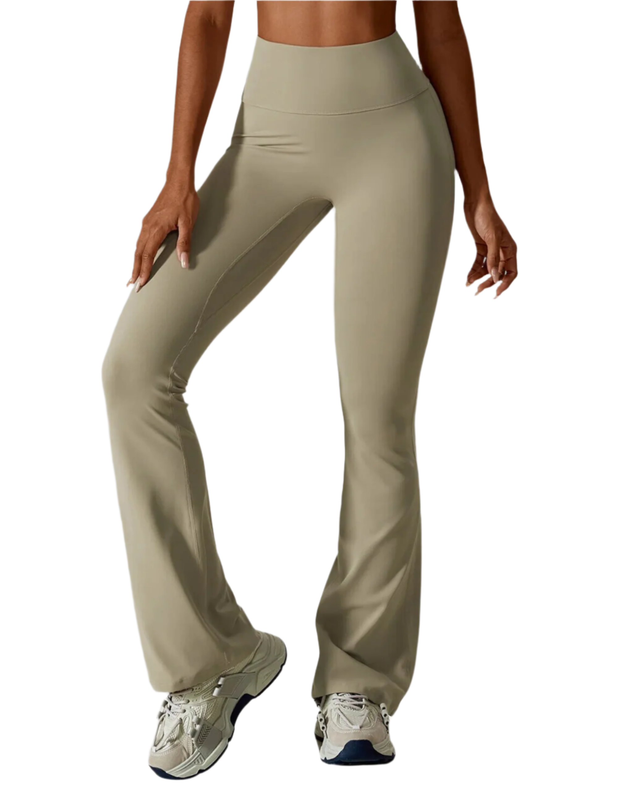 Selma - Legginges Taille Haute Confort avec Jambe Évasée pour Femmes