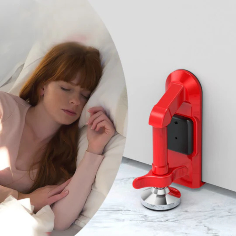 SafeStep Dispositif Portable d'Alarme de Porte – Sécurité alimentée par batterie pour les voyages et la maison