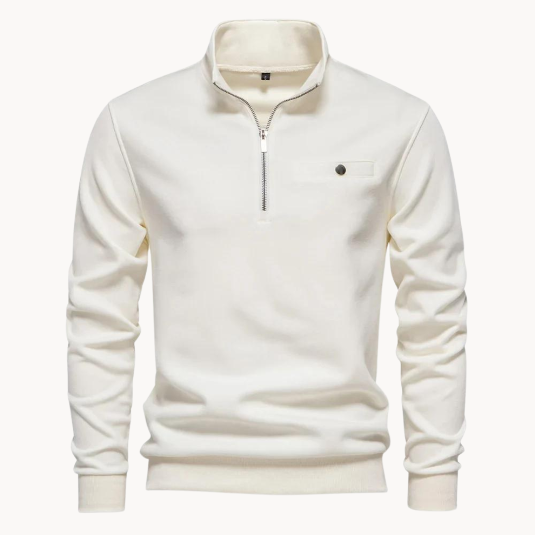 Sweater décontracté Noah Herre avec demi-zip