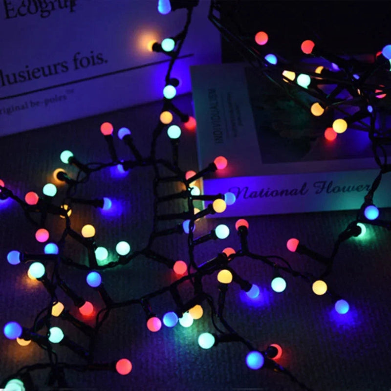 GlowSphere - Guirlande LED étanche avec boules rondes