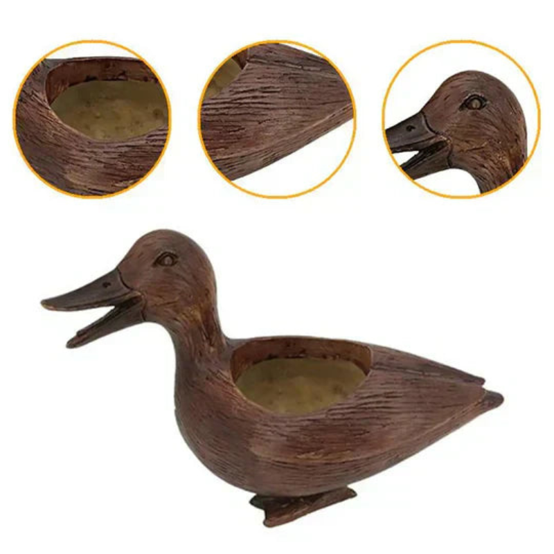 QuackBloom - Jardinière en céramique en forme de canard