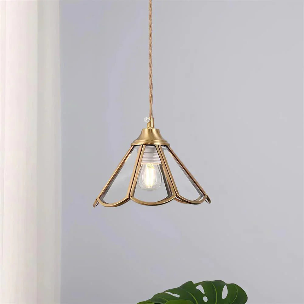 LumiGlas Suspension – Éclairage Élégant avec Abat-jour en Verre Texturé