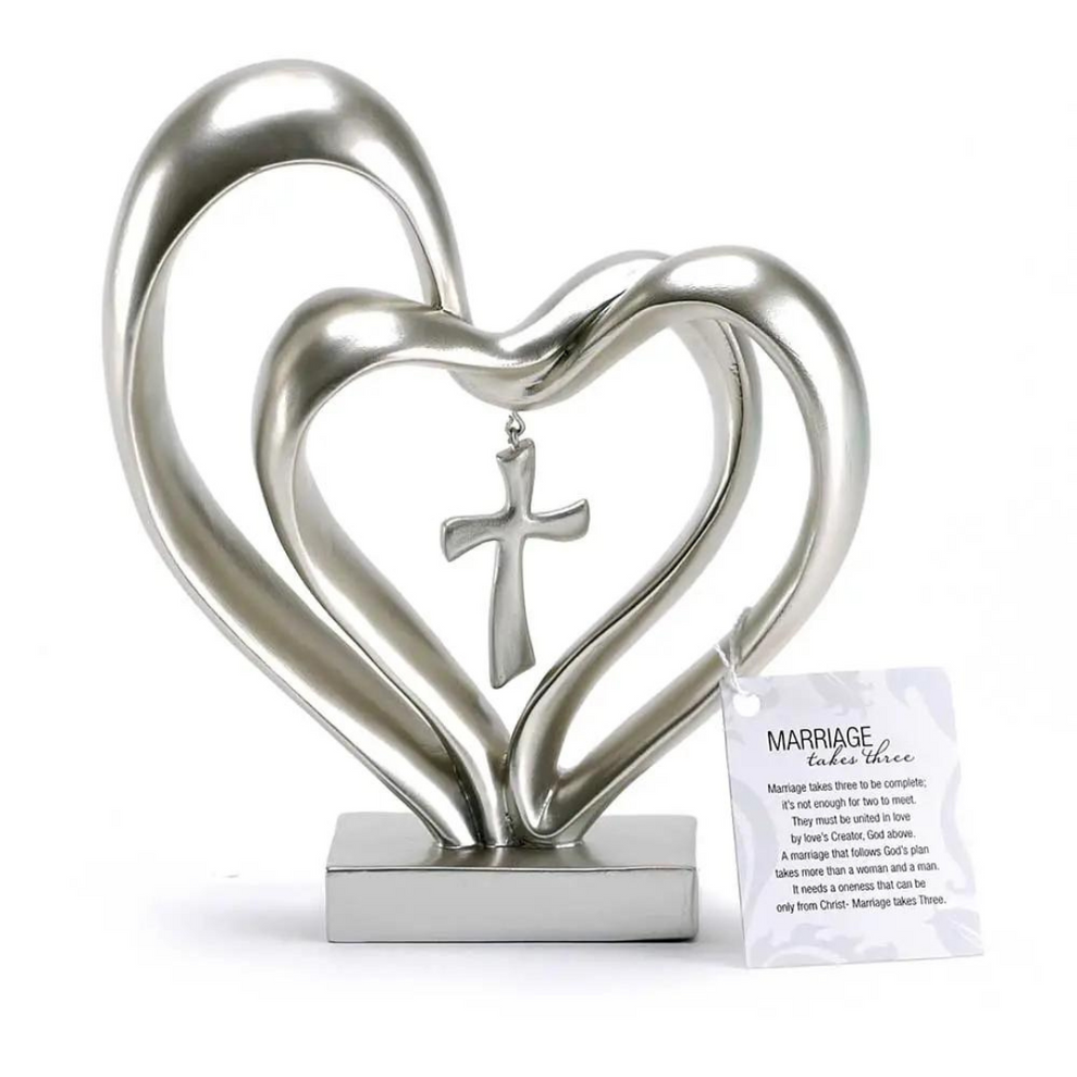 Symbole de l'Amour et de l'Unité Tissé HeartCross