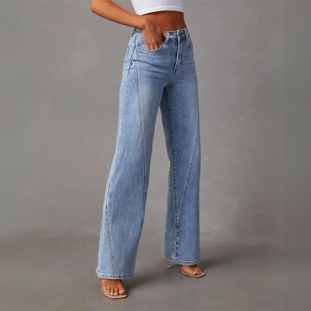 Via Jeans Baggy en Denim pour Femme