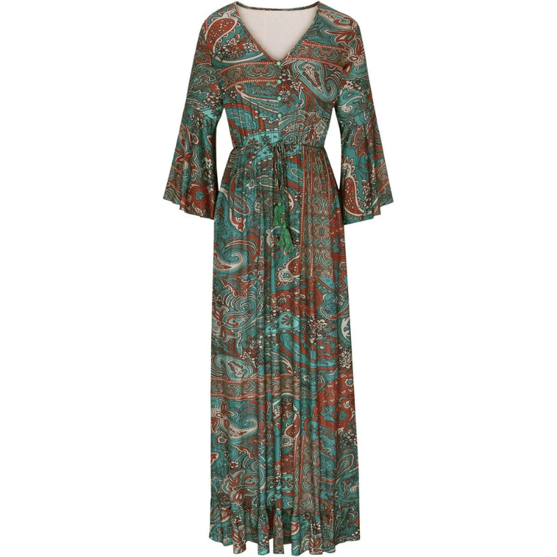 Robe d'été colorée Alma Farverig – Robe légère à motifs pour femmes