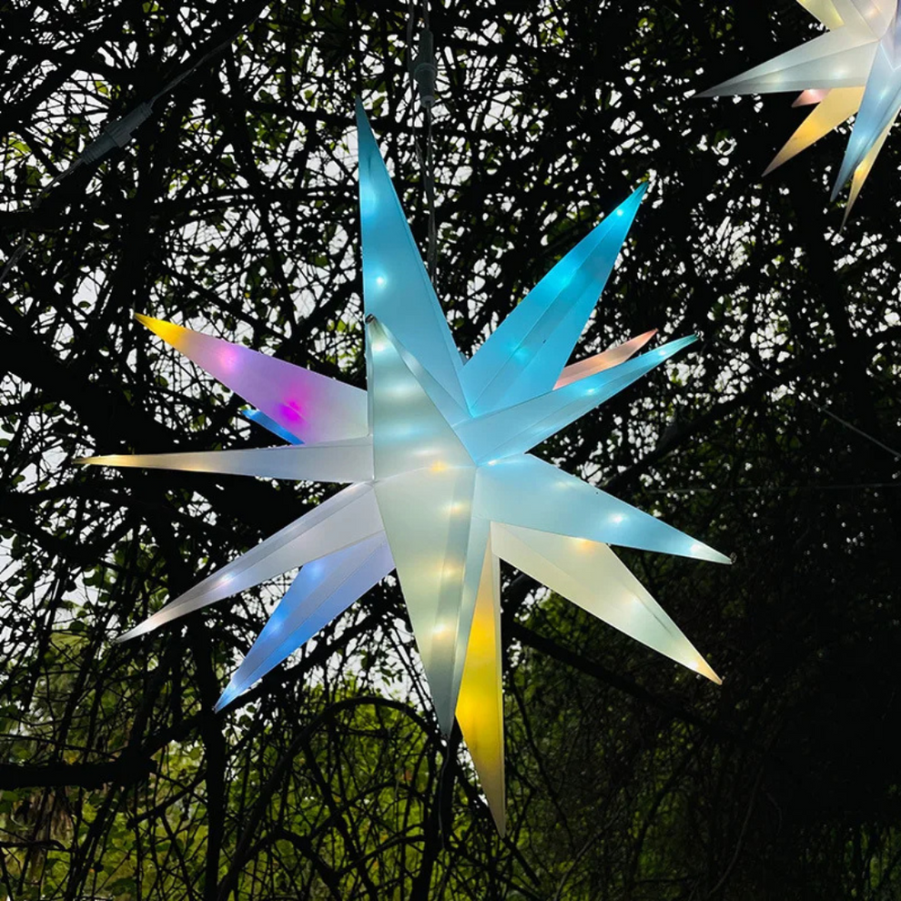 StarGlow - Lumière suspendue étoilée LED multicolore avec télécommande