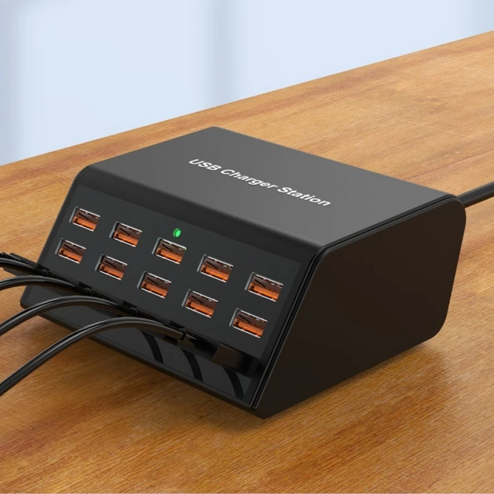 PowerDock - Station de charge USB à haute vitesse 12 ports