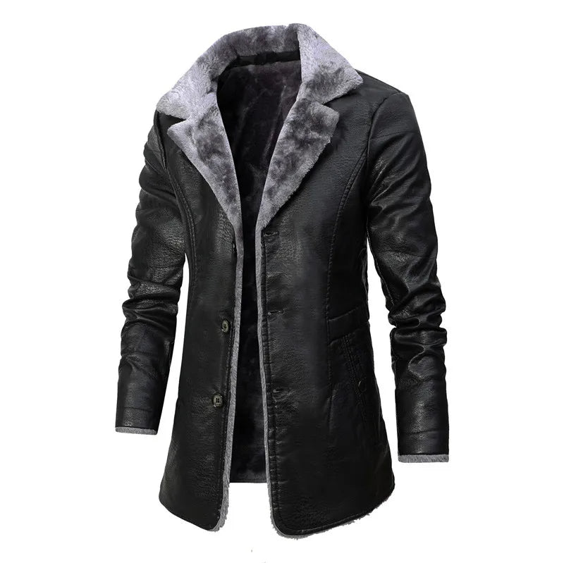 Steven | Veste Vintage en Similicuir