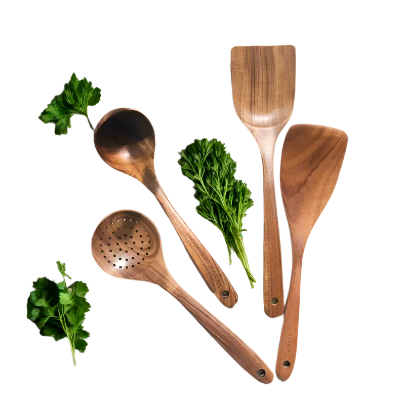 Ensemble d'ustensiles de cuisine en silicone durable ChefNest