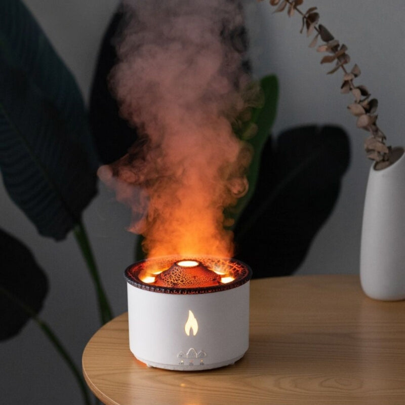 AromaGlow - Diffuseur d'huiles essentielles ultrasonique avec lumière d'ambiance LED