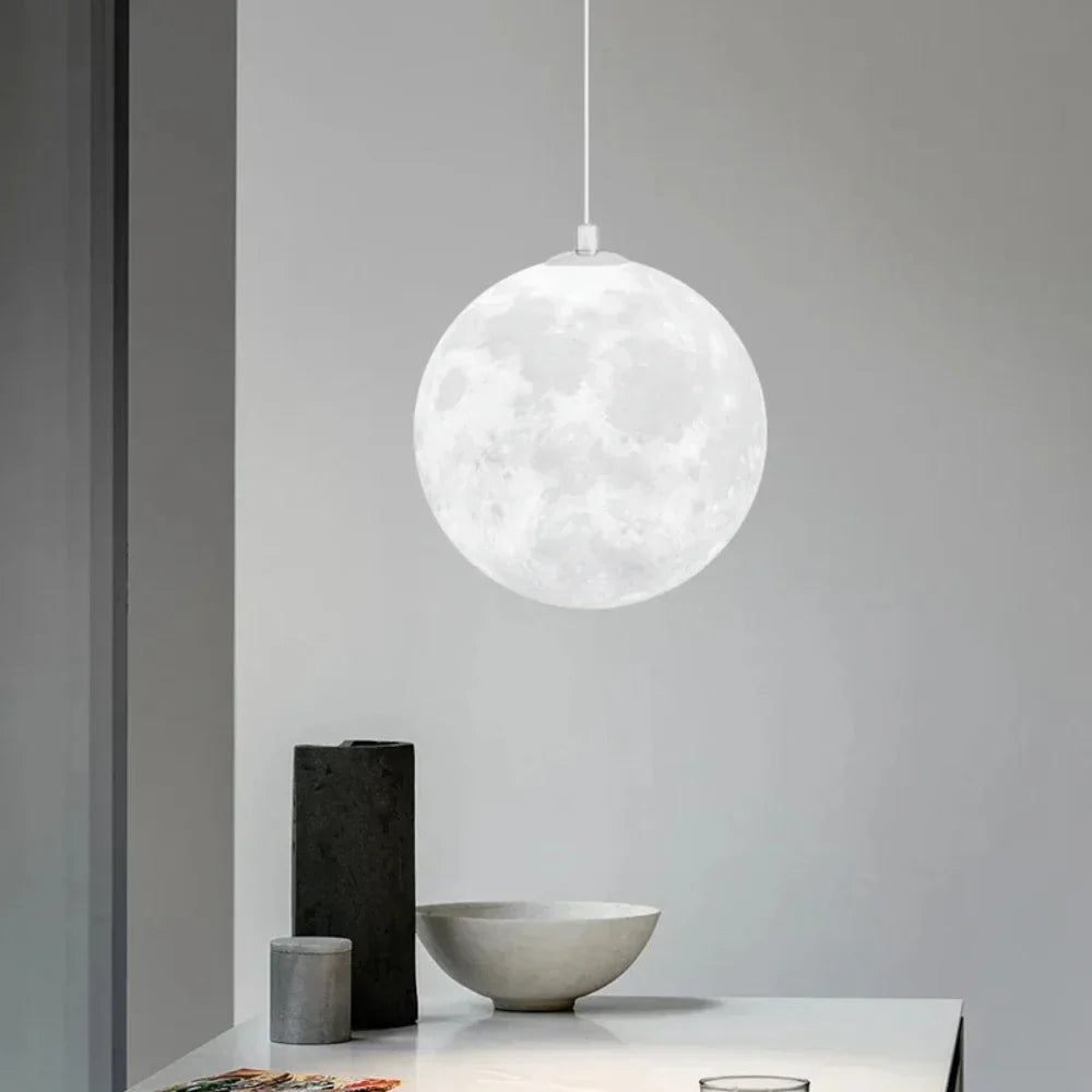 LunarGlow - Suspensions sphériques inspirées de la lune