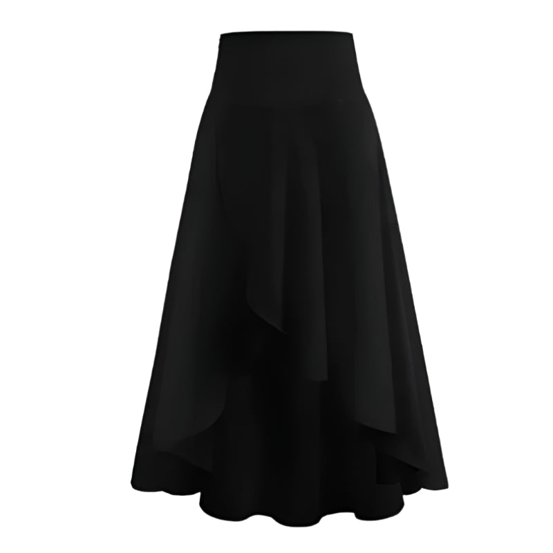 Amalie - Jupe taille haute confortable et coupe ample