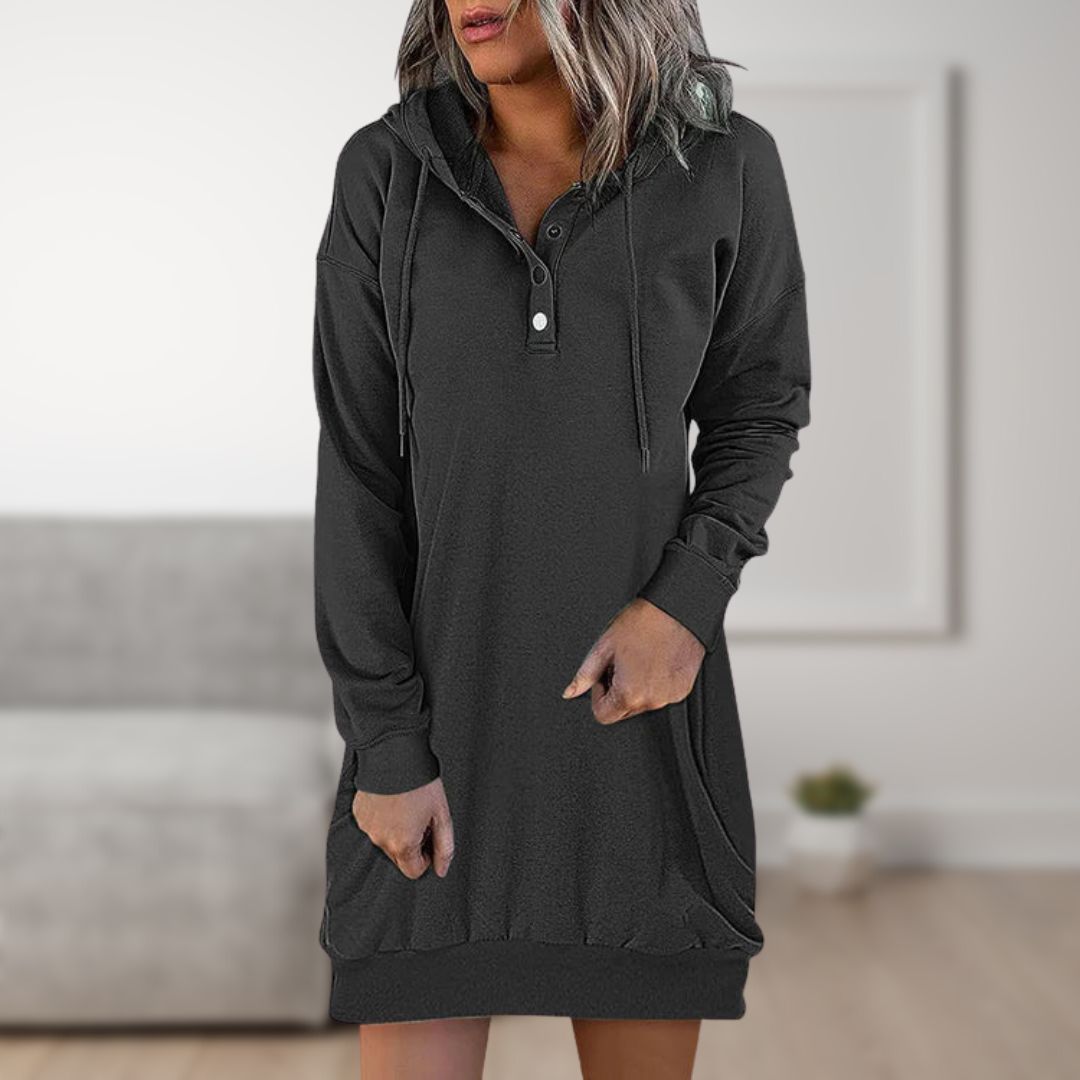 Maja - Robe à capuche confortable pour un style sans effort