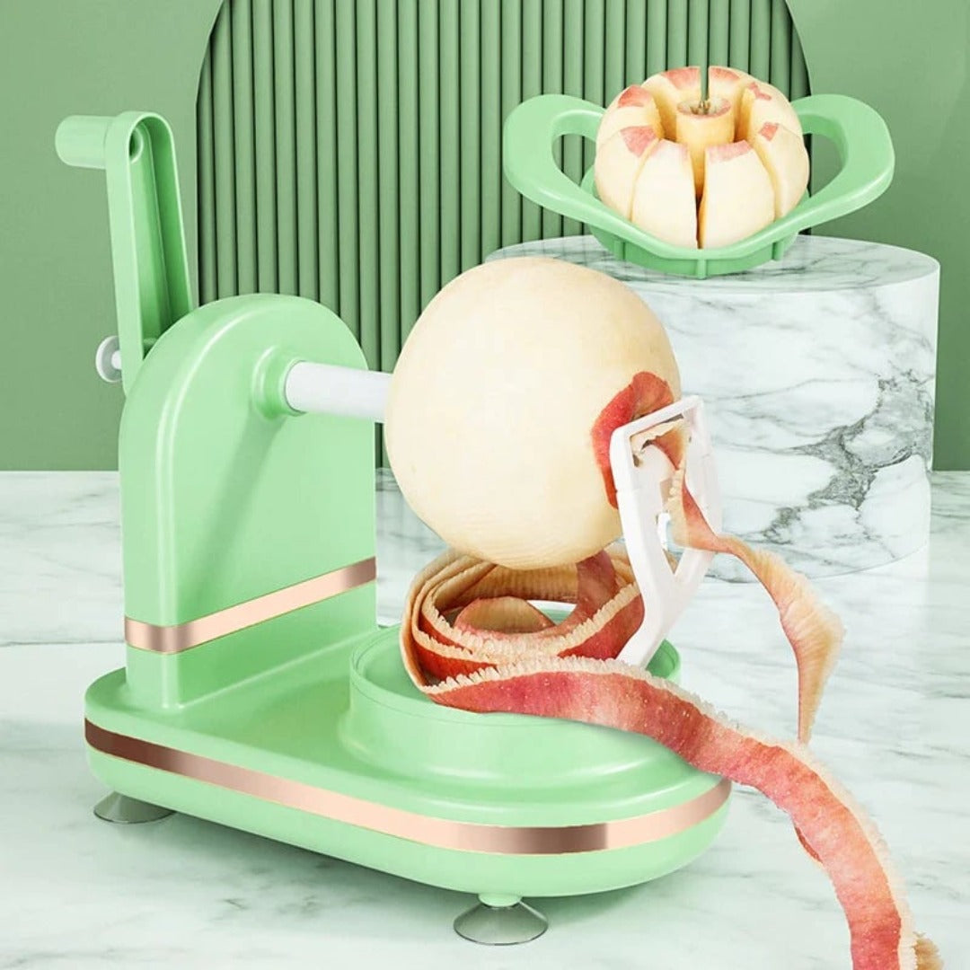 CrankPeel - Éplucheur de cuisine sans effort avec manivelle