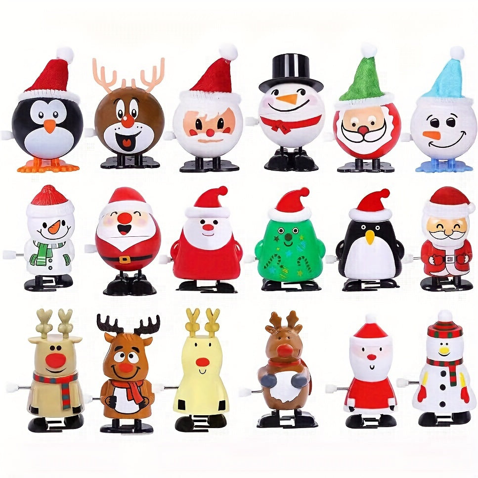 FestiveFun - Ensemble de 5 Jouets Miniatures de Noël Ludiques