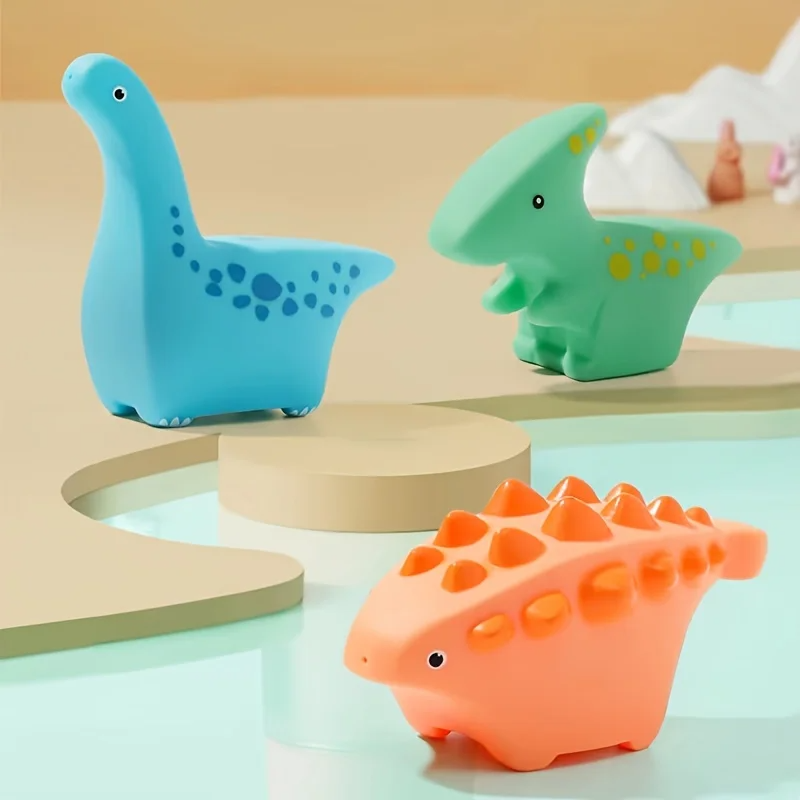 FloatSaur - Ensemble de jouets de bain avec des animaux de bande dessinée et des dinosaures