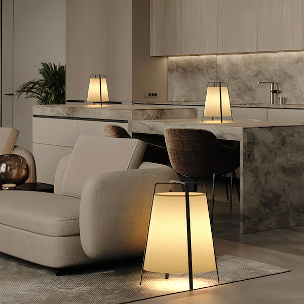 Lampe de sol moderne au design minimaliste