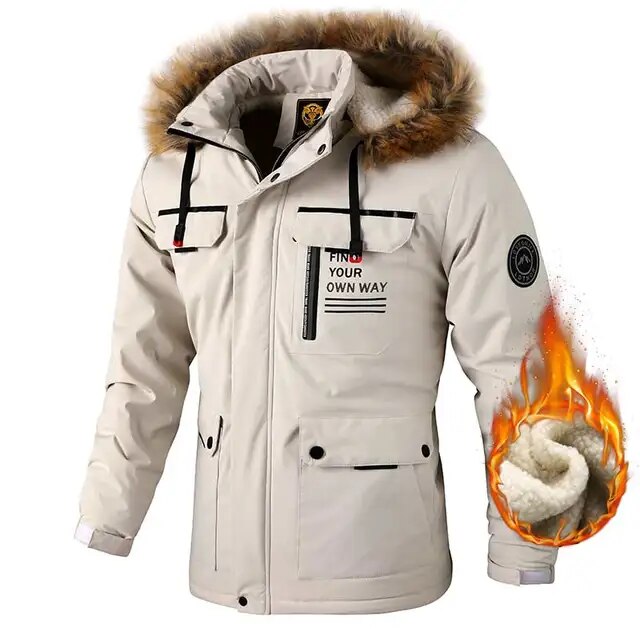 Chris - Veste à capuche en polaire avec zip