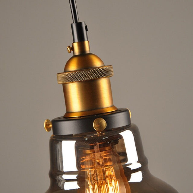 EchoLite - Pendentif en verre antique pour des espaces modernes