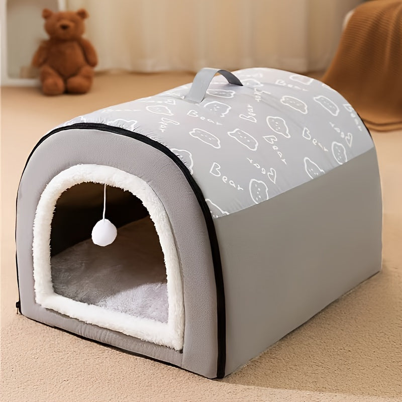 Chambre pour chien chaude et confortable