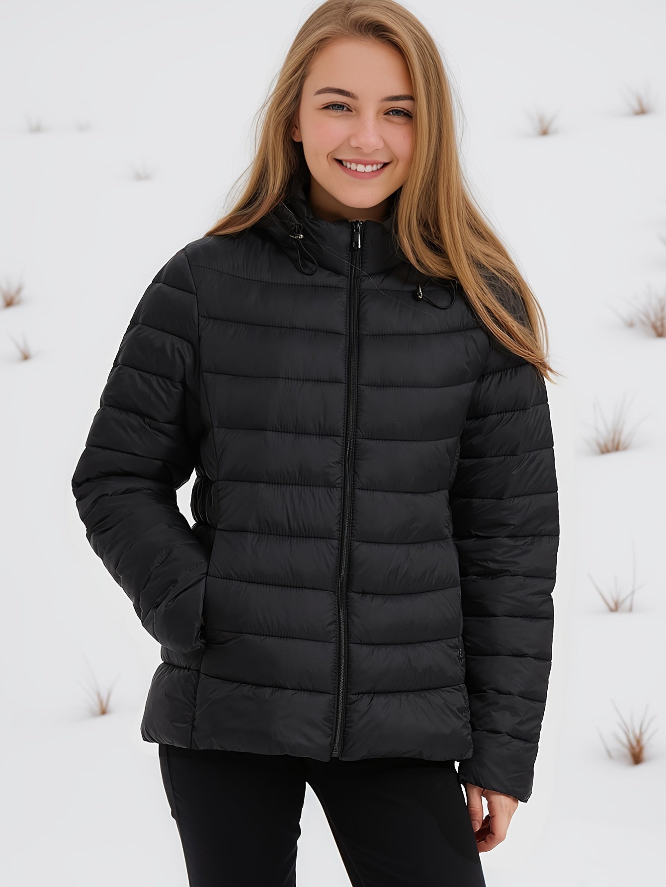 Emilie - Veste chaude avec capuche et fermeture éclair