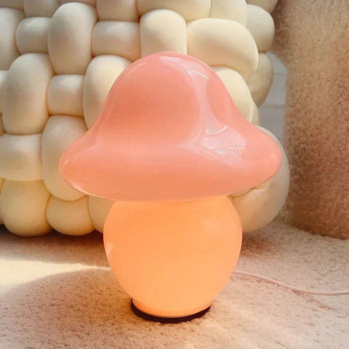GlowingMushroom - Lampe en verre enchanteuse