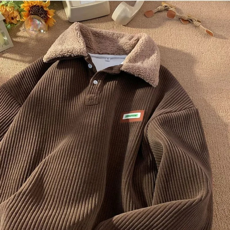 Hugo - Pull en fleece classique pour un confort hivernal ultime