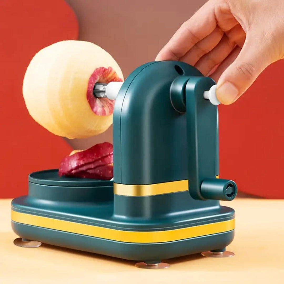 CrankPeel - Éplucheur de cuisine sans effort avec manivelle