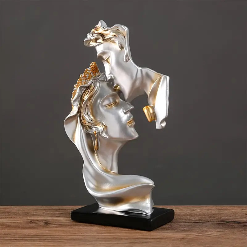 RomanceLuxe Figurine vintage en résine