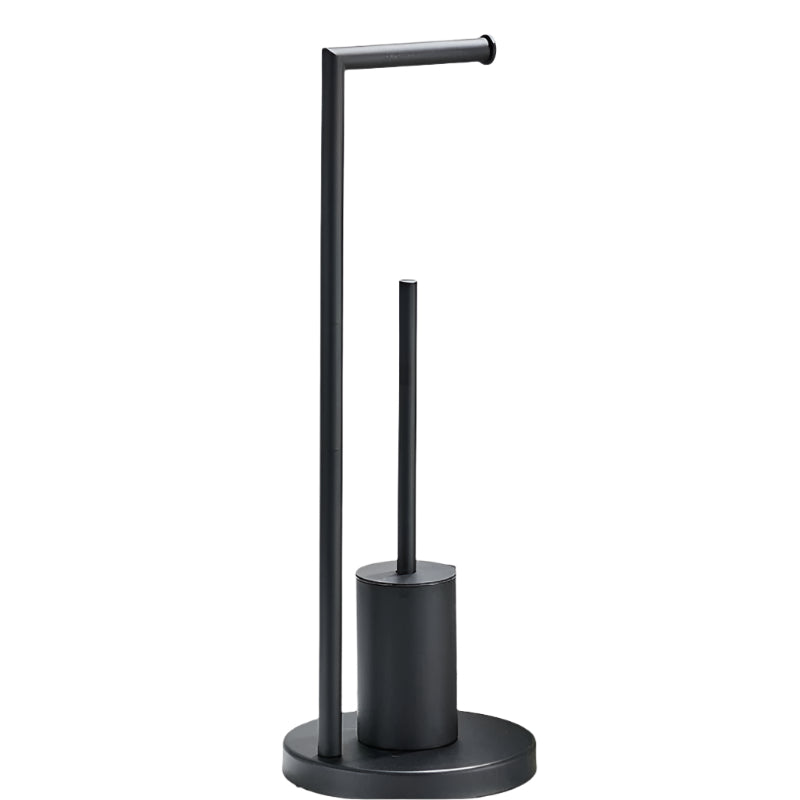 CleanStand - Support de papier toilette autonome avec brosse