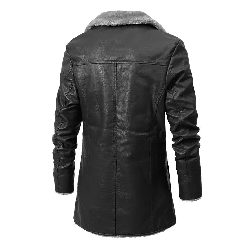Steven | Veste Vintage en Similicuir