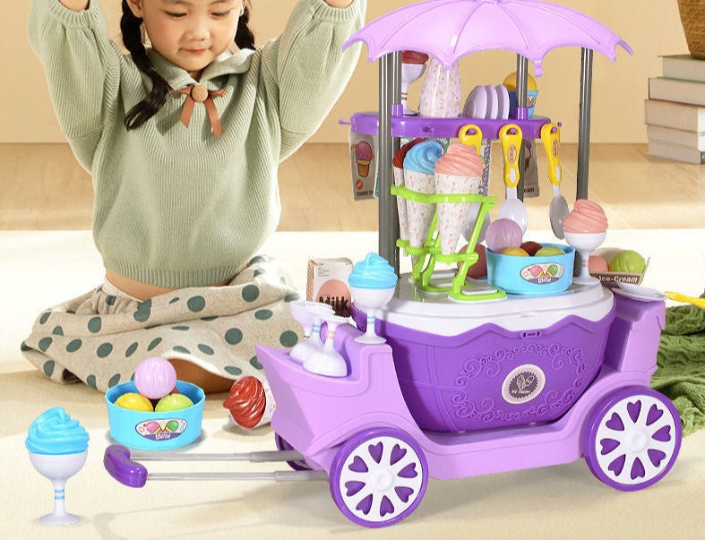 Véhicule de dessert de luxe pour enfants – ensemble de 69 pièces pour jouer de manière créative et inventer des aventures imaginaires