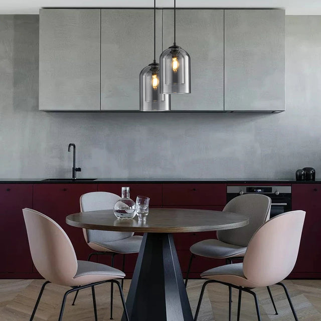 NordicFusion - Pendeurs en verre double pour une décoration élégante