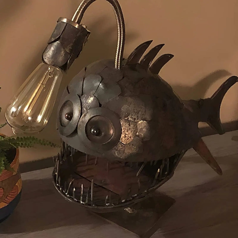 AnglerGlow - Lampe de poche en métal recyclé