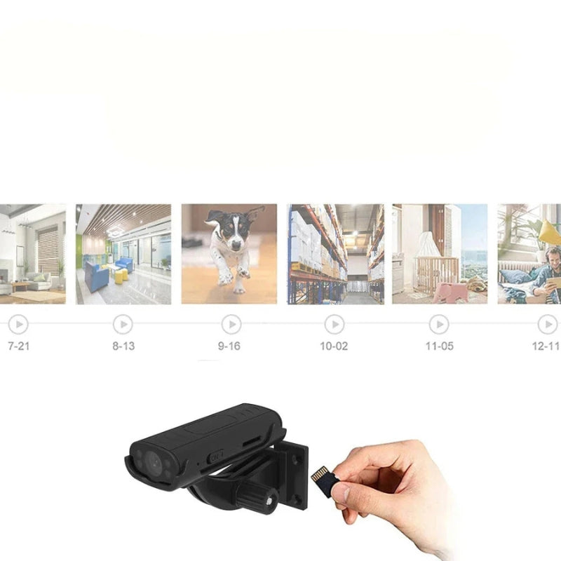 MiniGuard Caméra de sécurité WiFi – Surveillance compacte avec détection de mouvement