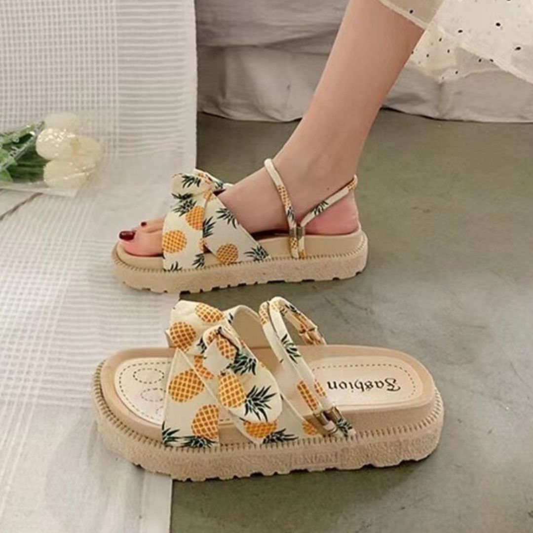 Ida – Sandales à plateforme à nœud pour un look d'été élégant
