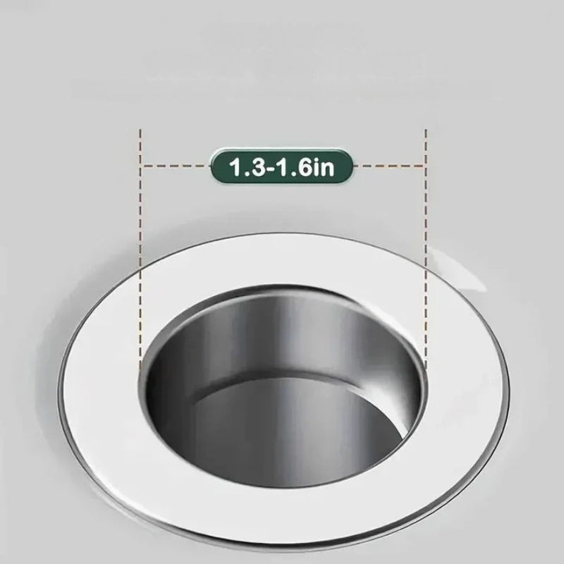 Filtre KlarStrøm avec attrape-cheveux pour évacuations de cuisine et de salle de bain