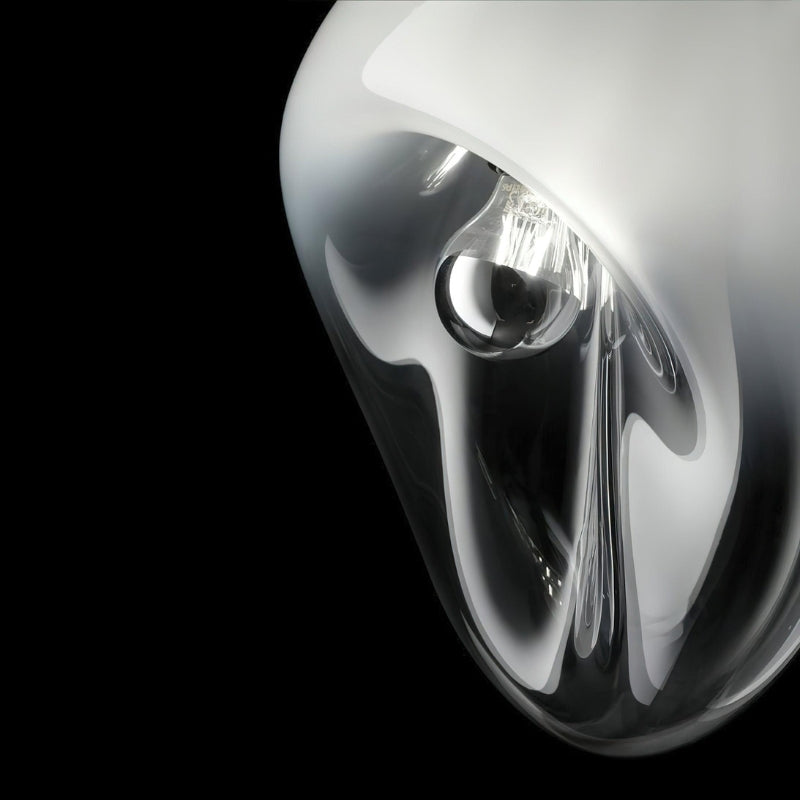 Dråbelux Élégante Lampe Pendante en Verre – Éclairage de Plafond Stylé avec Lumière Douce